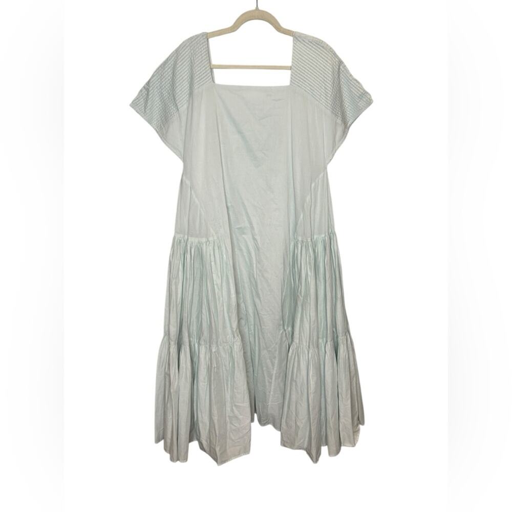Merlette Cotton Tiered Midi Dress